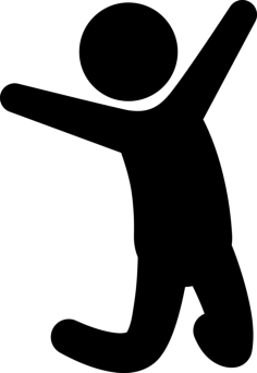 Jumping Man Craft Design Svg File, Free Vectors File